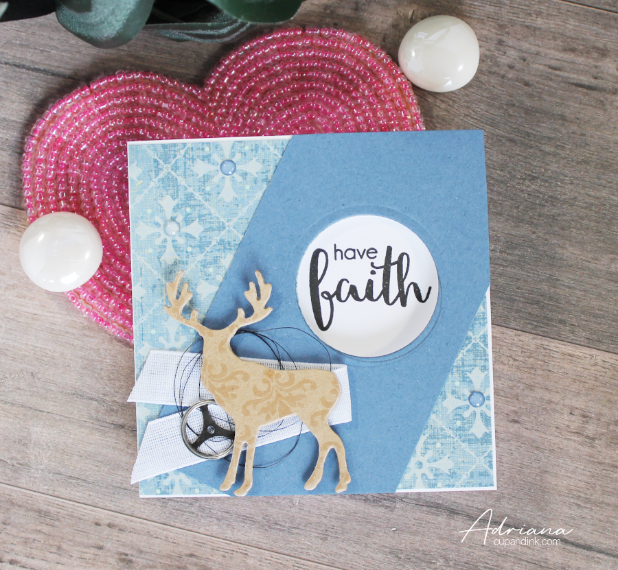 Have Faith greeting card by cupandink.com